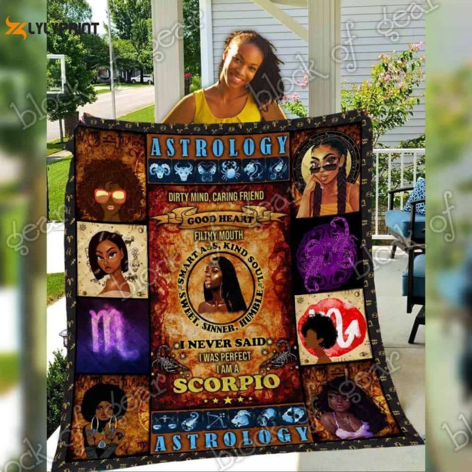 I Am A Scorpio 3D Customized Quilt