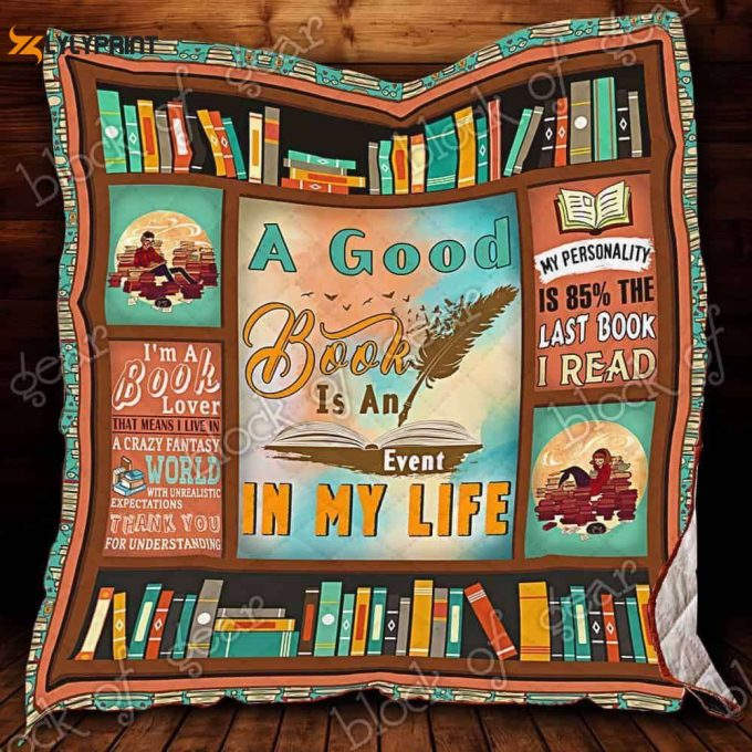 I’m A Book Lover 3D Customized Quilt