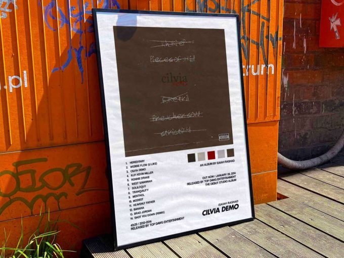 Isaiah Rashad “Cilvia Demo” Album Cover Poster #2