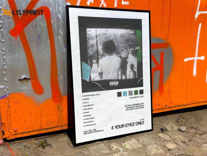 J Cole “4 Your Eyez Only” Album Cover Poster #2