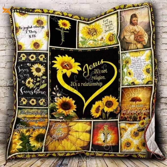 Jesus A Relationship 3D Customized Quilt
