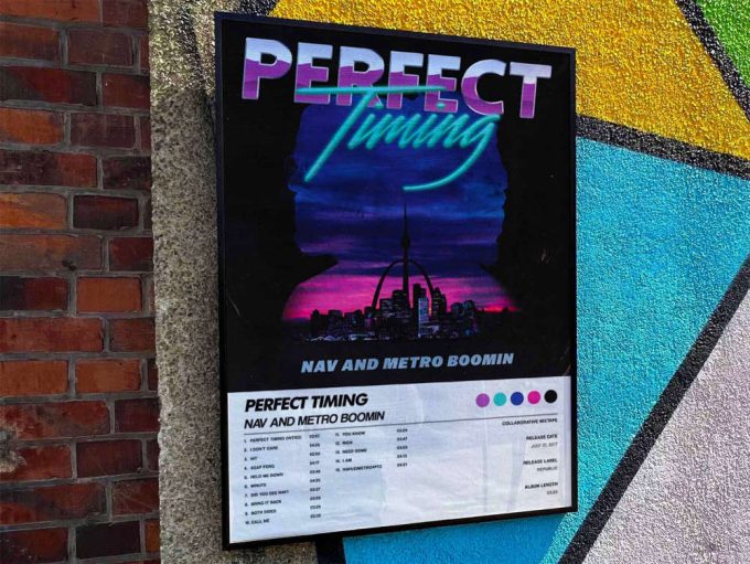 Nav And Metro Boomin “Perfect Timing” Album Cover Poster #6