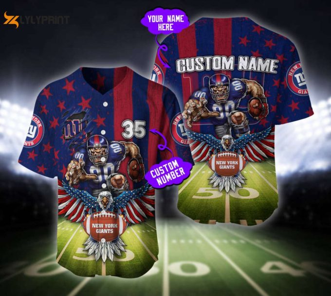 New York Giants Baseball Jersey Custom Name And Number Gift For Men Women