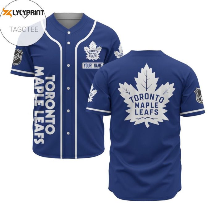 Personalized Toronto Maple Leafs Baseball Jersey Custom For Fans BJ0129