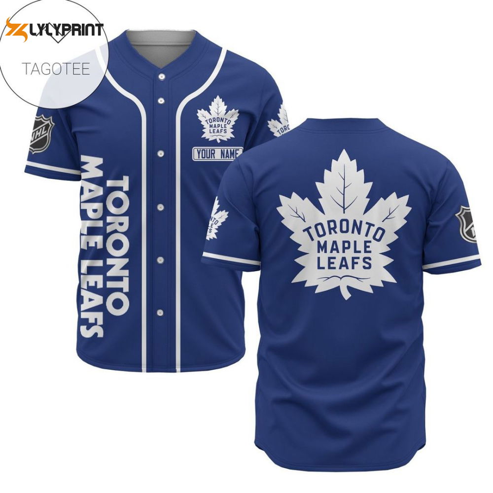 Personalized Toronto Maple Leafs Baseball Jersey Custom For Fans BJ0129 Personalized Toronto Maple Leafs Baseball Jersey Custom For Fans BJ0129