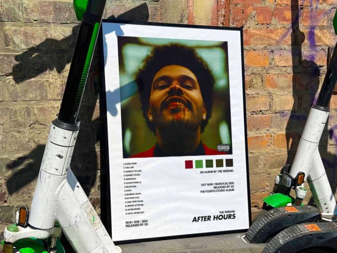 The Weeknd “After Hours” Album Cover Poster #2