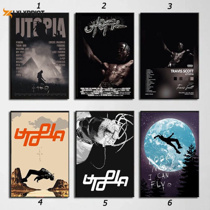 Travis Scott Utopia Poster, Travis Scott Album Poster, Travis Scott 2024 Poster