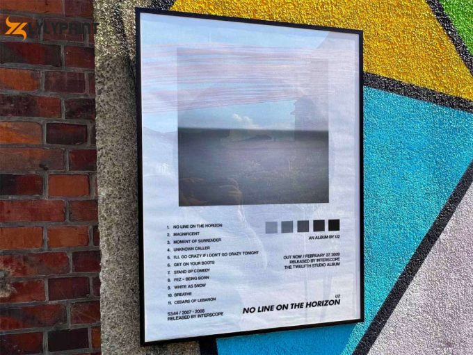 U2 “No Line On The Horizon” Album Cover Poster #2