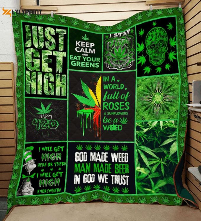 Weed Be A Weed 3D Customized Quilt