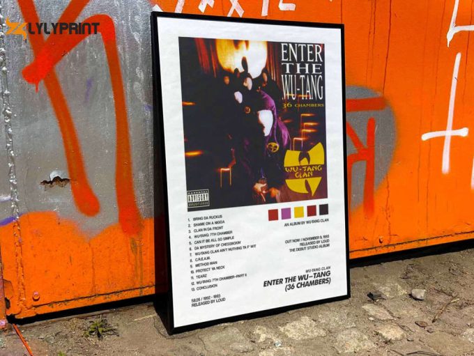 Wu-Tang Clan “Enter The Wu-Tang” Album Cover Poster #2