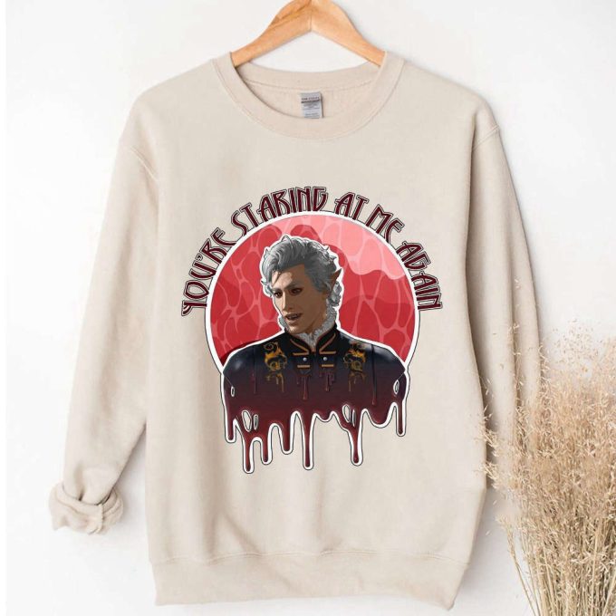 You’re Starting At Me Again Astarion Shirt, Astarion High-Elf Rogue Baldur’s Gate 3 Sweatshirt, Astarion Vampire Tee, Astarion Meme Shirt