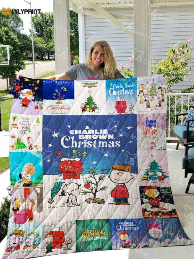 A Charlie Brown Christmas 3D Customized Quilt Blanket