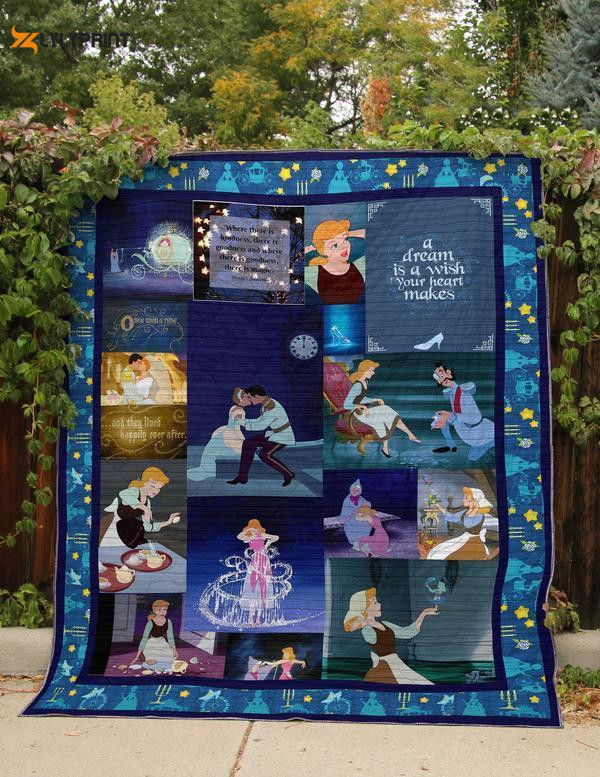 A Dream Is Wish Your Heart Makes Fabric 3D Quilt Blanket A Dream Is Wish Your Heart Makes Fabric 3D Quilt Blanket