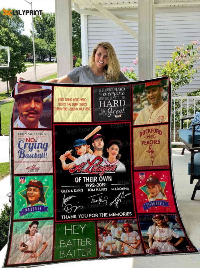 A League Of Their Own 3D Quilt Blanket