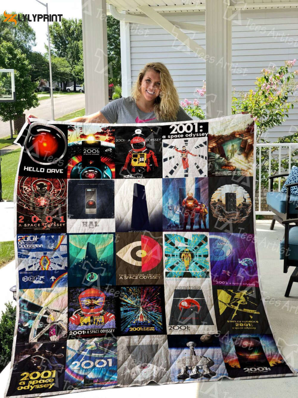 A Space Odyssey 3D Customized Quilt Blanket A Space Odyssey 3D Customized Quilt Blanket