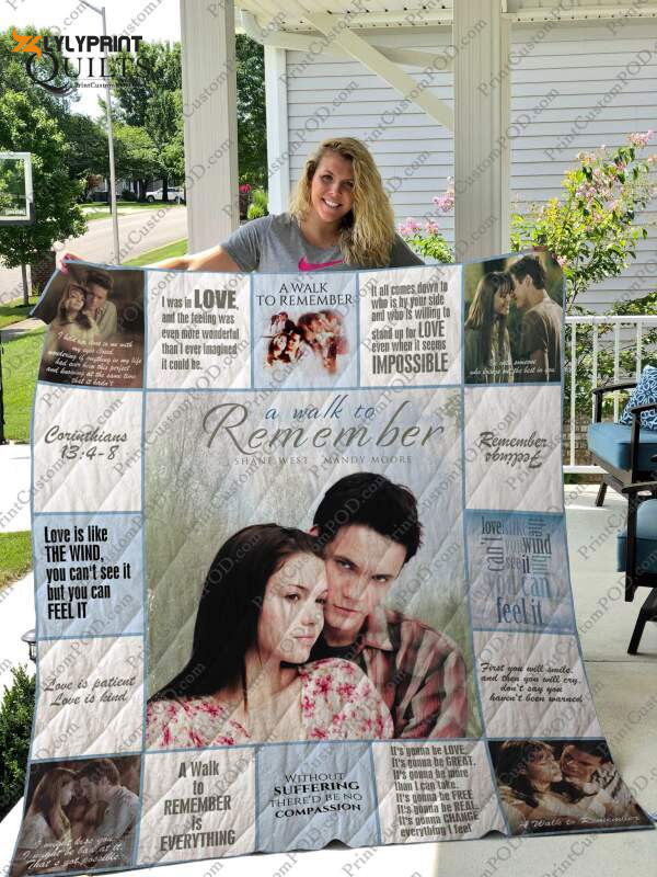 A Walk To Remember 3D Customized Quilt Blanket A Walk To Remember 3D Customized Quilt Blanket