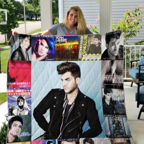 Adam Lambert 3D Customized Quilt Blanket For Fans Home Decor Gift