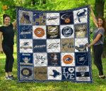 Akron Zips 1 Quilt Blanket For Fans Home Decor Gift
