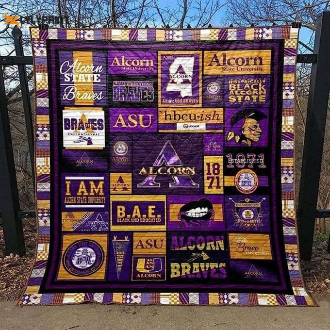 Alcorn State 1 Quilt Blanket For Fans Home Decor Gift