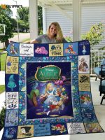 Alice In Wonderland 4 Quilt Blanket For Fans Home Decor Gift