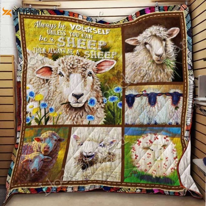 Always Be A Sheep 3D Customized Quilt