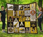 Appalachian State Mountaineer Quilt Blanket For Fans Home Decor Gift