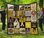 Appalachian State Mountaineer Quilt Blanket For Fans Home Decor Gift