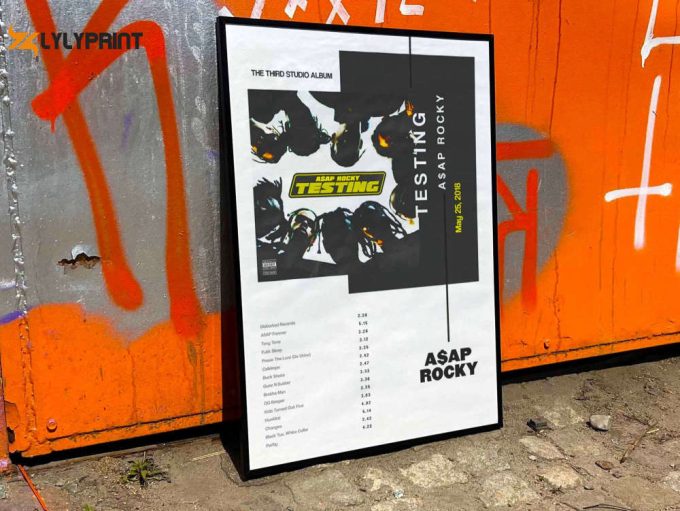 Asap Rocky “Testing” Album Cover Poster #3
