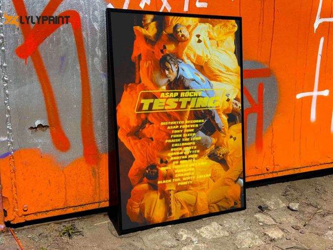 Asap Rocky “Testing” Album Cover Poster #fac