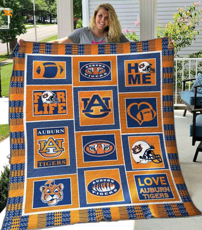 Auburn Tigers 3D Customized Quilt Blanket For Fans Home Decor Gift Auburn Tigers 3D Customized Quilt Blanket For Fans Home Decor Gift