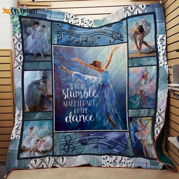 Ballet 3D Customized Quilt