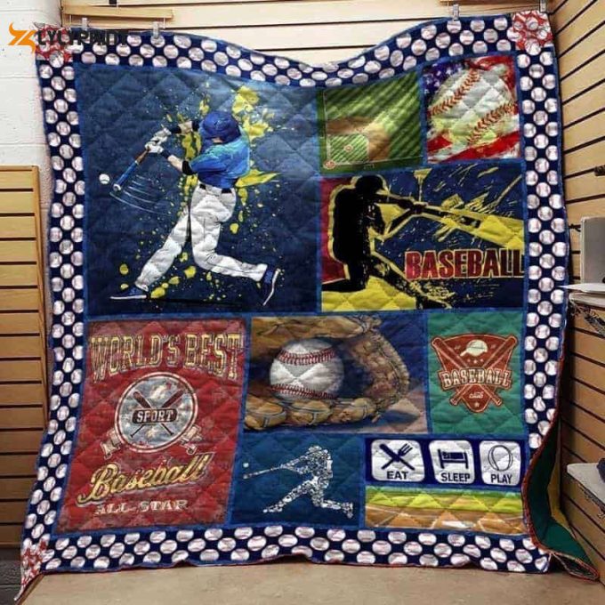 Baseball 3D Customized Quilt
