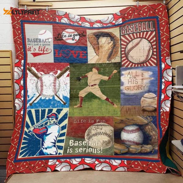 Baseball 3D Customized Quilt Blanket For Fans Home Decor Gift Baseball 3D Customized Quilt Blanket For Fans Home Decor Gift