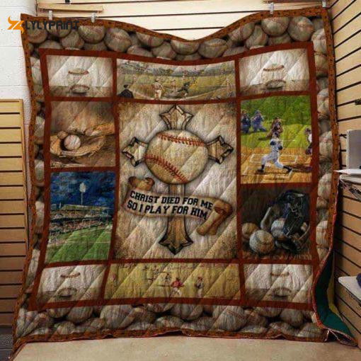 Baseball 3D Quilt Blanket For Fans Home Decor Gift Baseball 3D Quilt Blanket For Fans Home Decor Gift