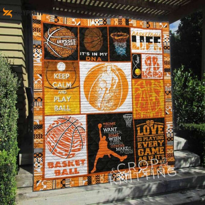 Basketball 3D Customized Quilt Blanket