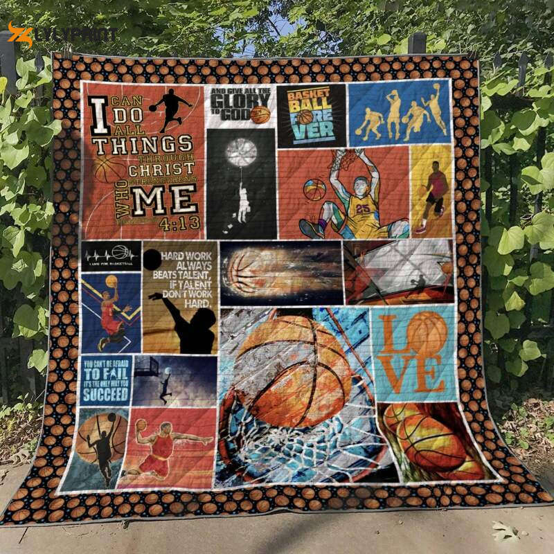 Basketball Don’T Work Hard 3D Quilt Blanket For Fans Home Decor Gift Basketball Don’T Work Hard 3D Quilt Blanket For Fans Home Decor Gift