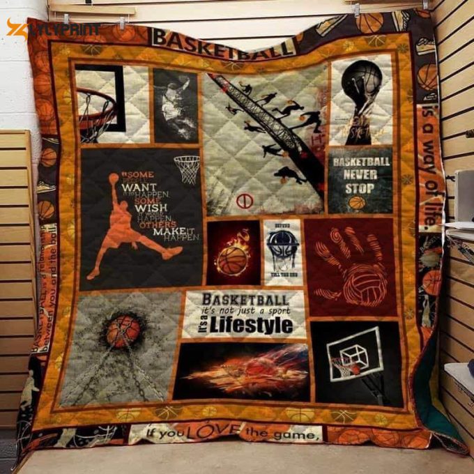 Basketball It A Lifestyle 3D Customized Quilt