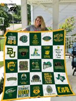 Baylor Bears Quilt Blanket For Fans Home Decor Gift