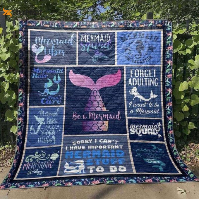 Be A Mermaid 3D Customized Quilt