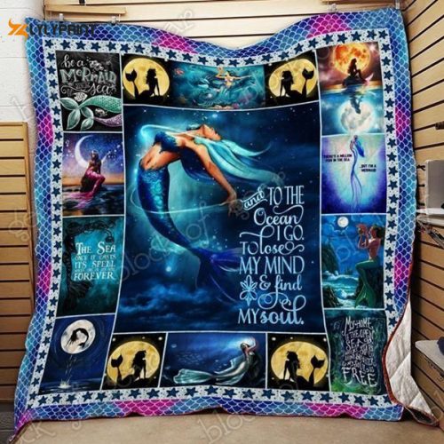 Be A Mermaid 3D Customized Quilt
