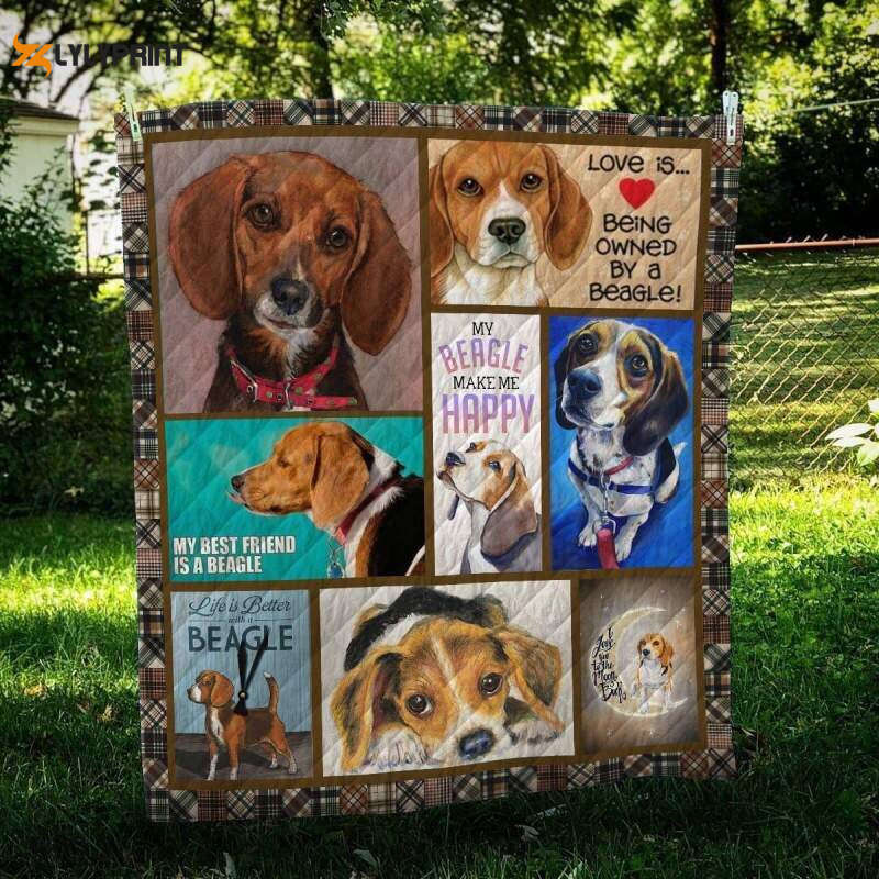 Beagle Ty Ty 3D Customized Quilt Beagle Ty Ty 3D Customized Quilt