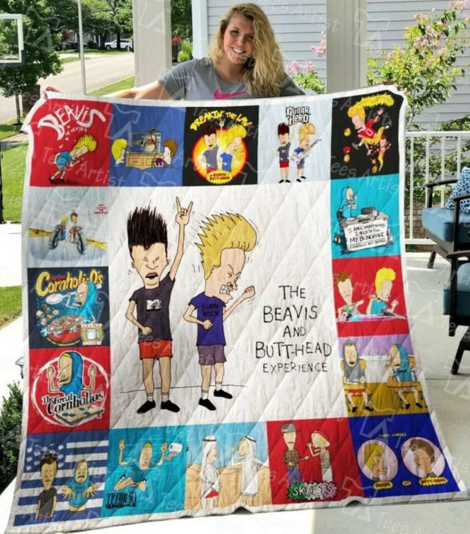 Beavis and Butt Head Quilt Blanket Home Decor Gift