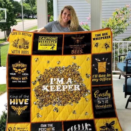 Bee Im A Keeper 3D Customized Quilt