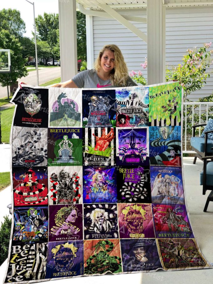 Beetlejuice 2 Quilt Blanket For Fans Home Decor Gift