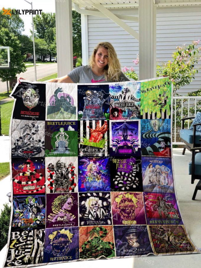 Beetlejuice 2 Quilt Blanket For Fans Home Decor Gift