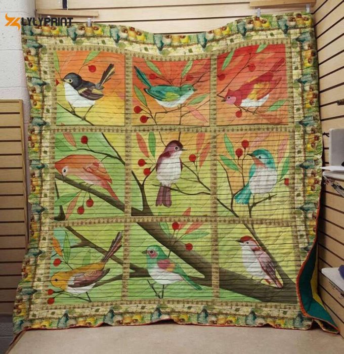 Bird 3D Customized Quilt Blanket For Fans Home Decor Gift