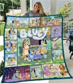 Bluey Quilt Blanket Home Decor Gift