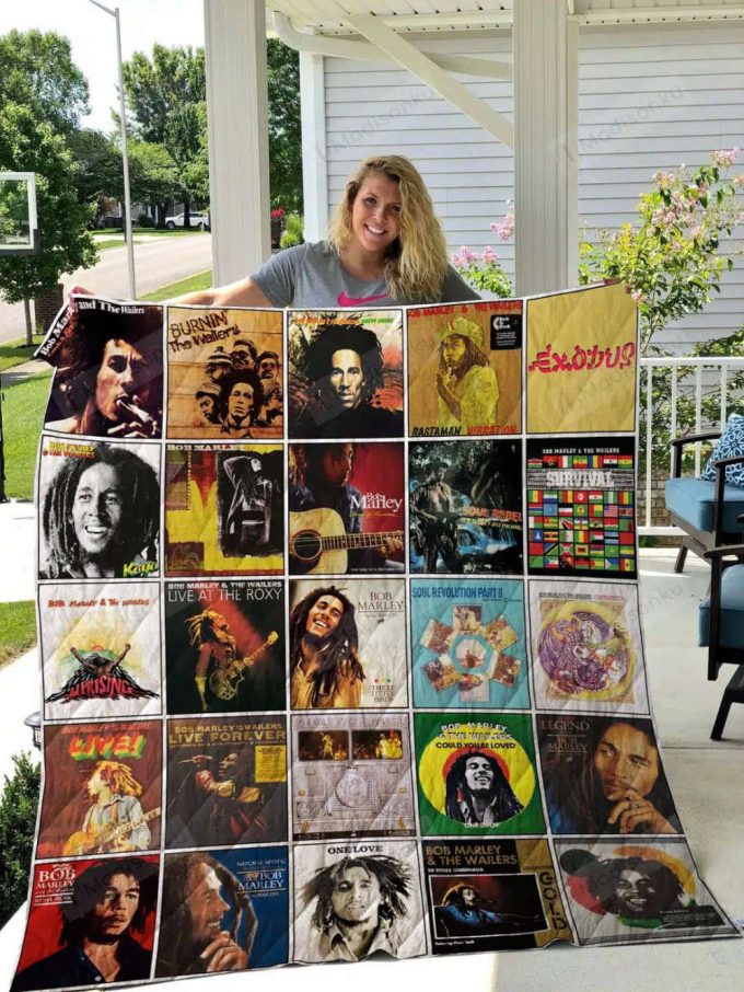 Bob Marley 2 Quilt Blanket For Fans Home Decor Gift