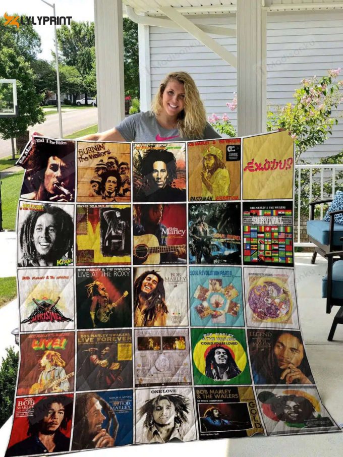 Bob Marley 2 Quilt Blanket For Fans Home Decor Gift