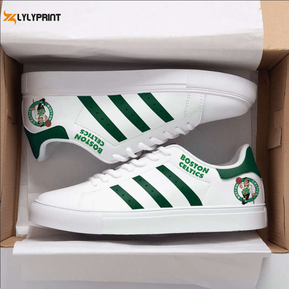 Boston Celtics Skate Shoes For Men Women Fans Gift Boston Celtics Skate Shoes For Men Women Fans Gift